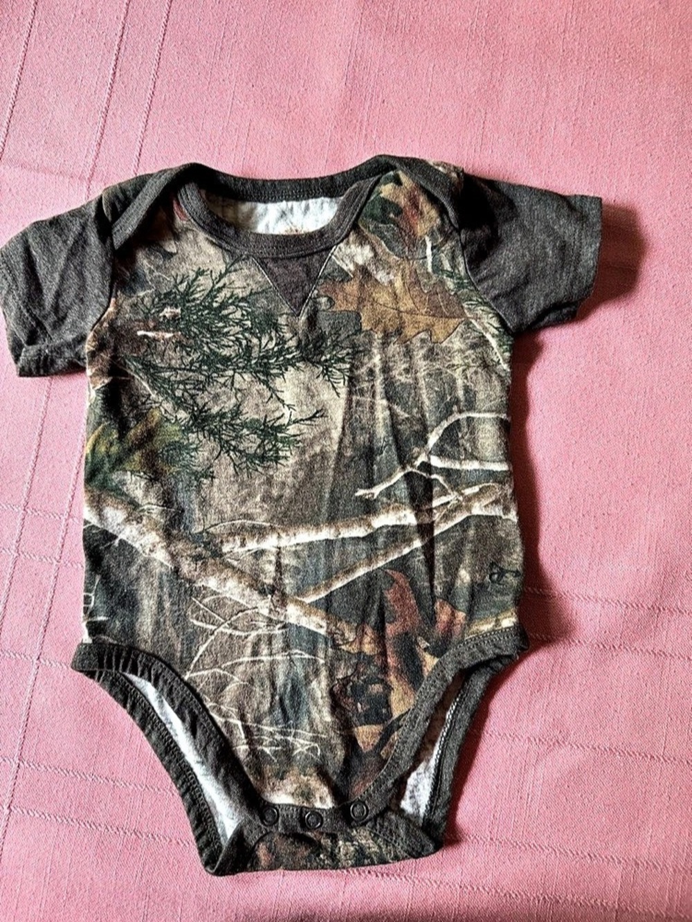 Mossy Oak Camo onesie